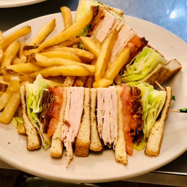 Turkey Triple decker Sandwich.