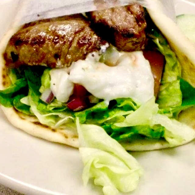 Lamb Souvlaki.