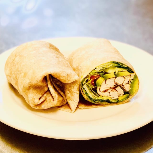 Chicken Avocado Wrap.