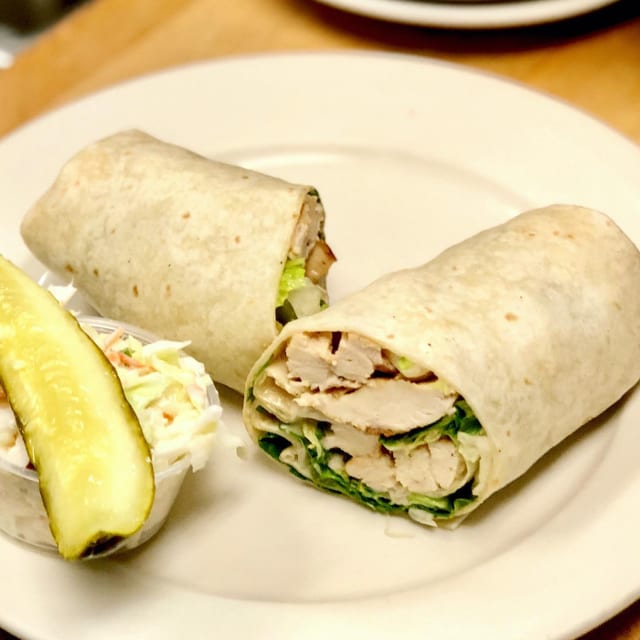 Chicken Caesar Wrap.